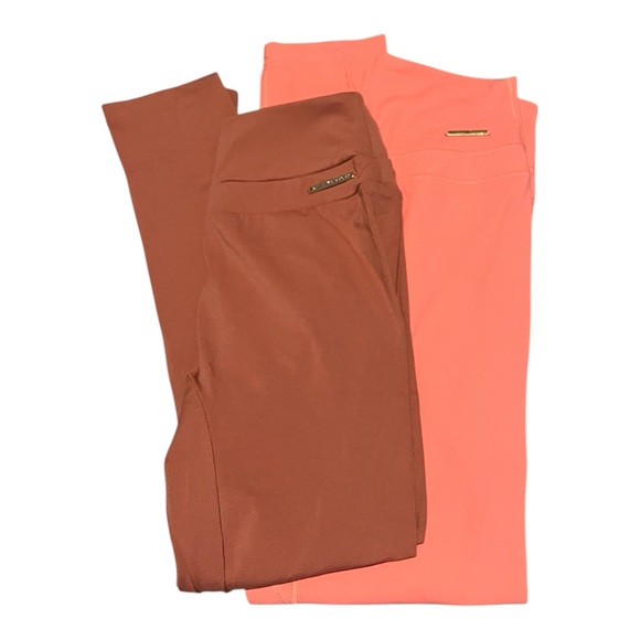 Gymshark Whitney Simmons Coral Pink High-Waist Leggings - Picture 8 of 8